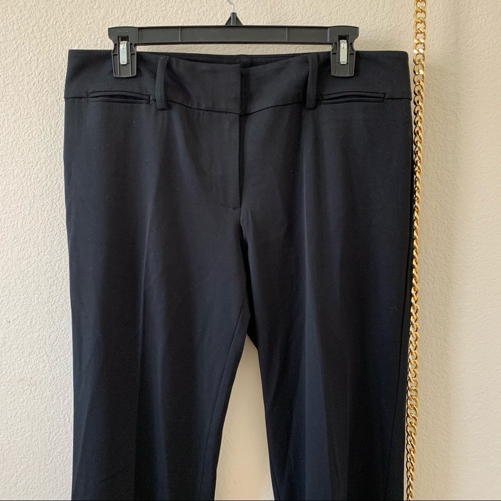 Loft Outlet Black Mid-Rise Dress Pants